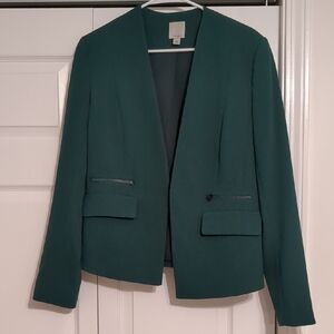 Dark Green Halogen Blazer, Size Large